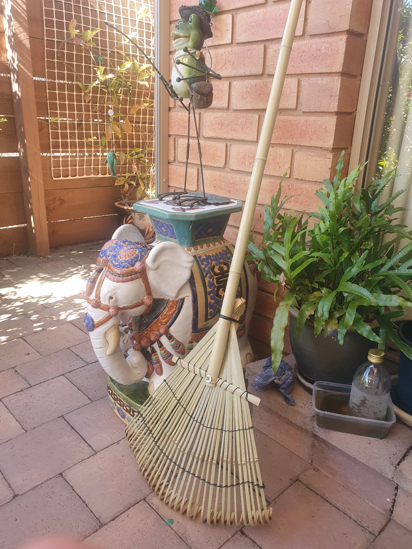 Leaf & Garden Rake made from Bamboo