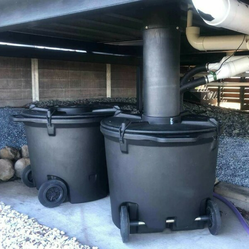 Clivus Mulram CMHP compost toilet installation