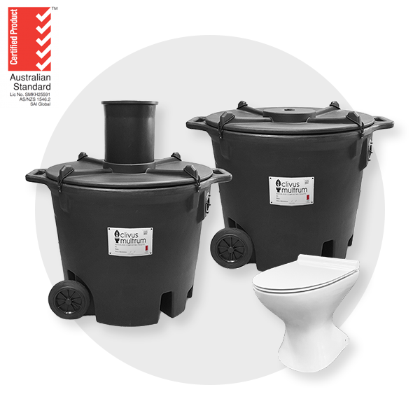 Clivus Mulram CMHP compost toilet kit