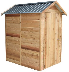 Windsor 6 x 4 Cedar Compost Toilet Shed