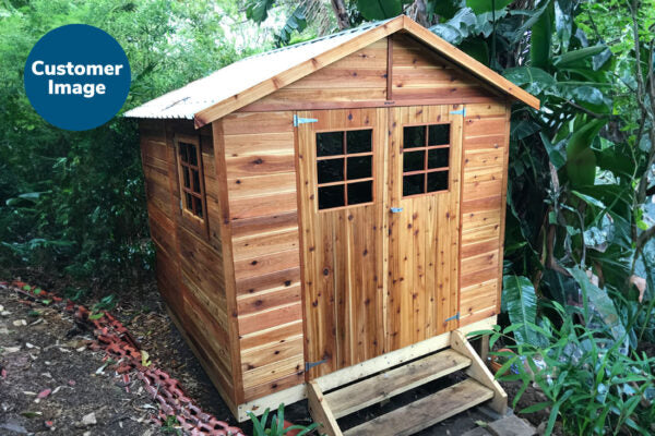 Hyland 6 x 8 Disabled Cedar Toilet Shed