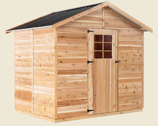 Cedar Compost Toilet Shed